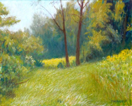 Plein Air Study in oil paint by Melody Phaneuf
